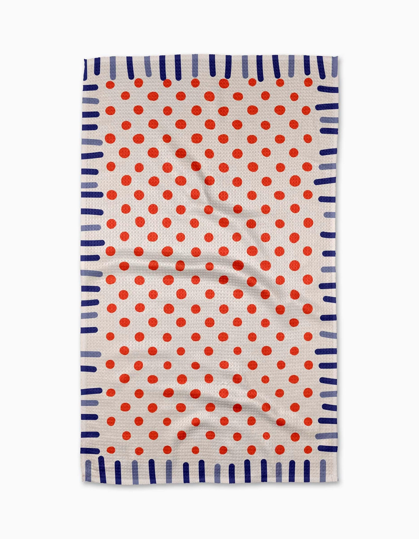 Navy Fringe Classic Tea Towel