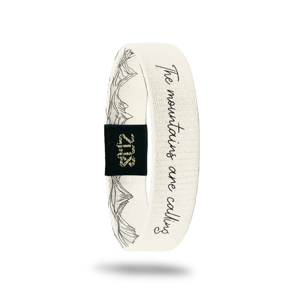 Bracelet Medium The Mountains Are Calling