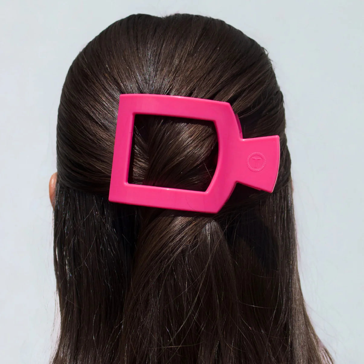 Teleties Medium Flat Square Clip Tropical Punch