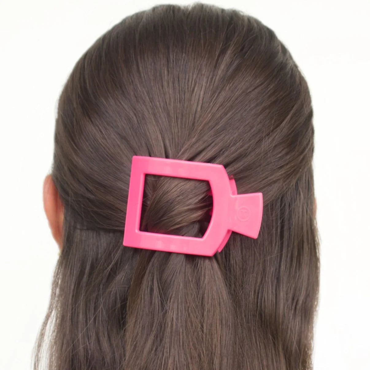 Teleties Small Flat Square Clip Tropical Punch