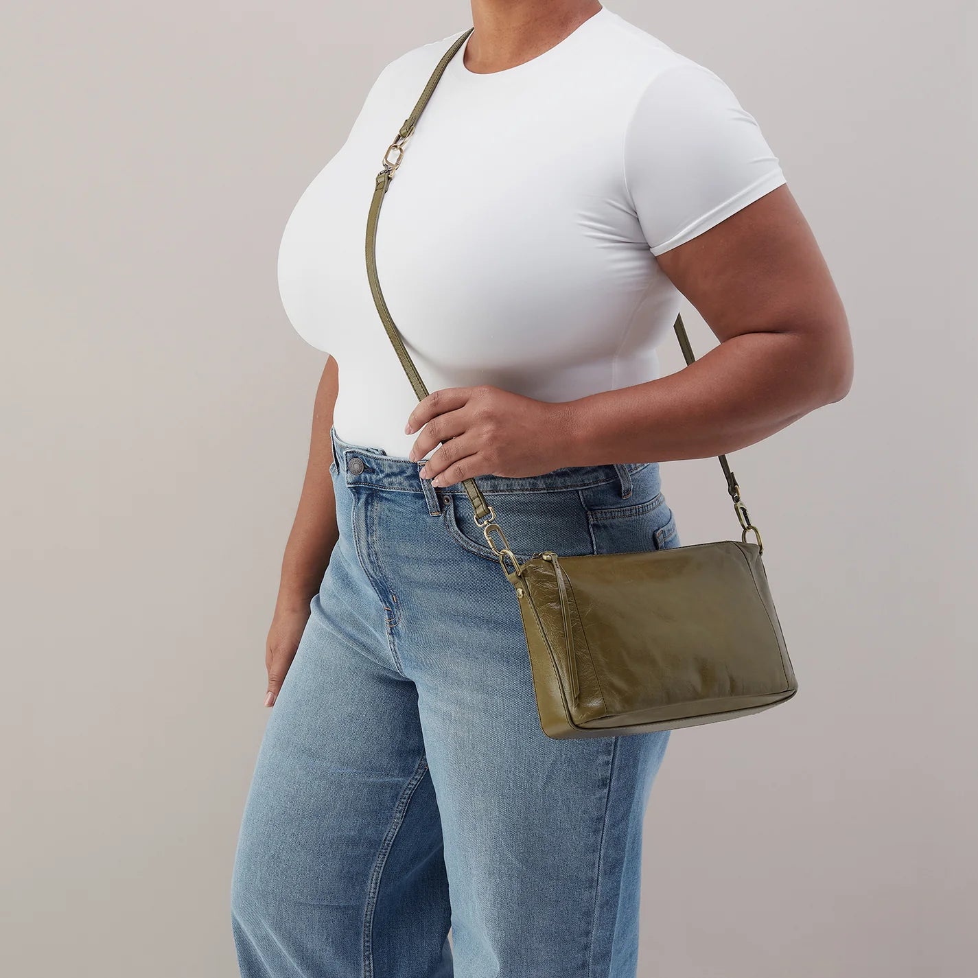 Darcy Carry-All Crossbody Olive Veil