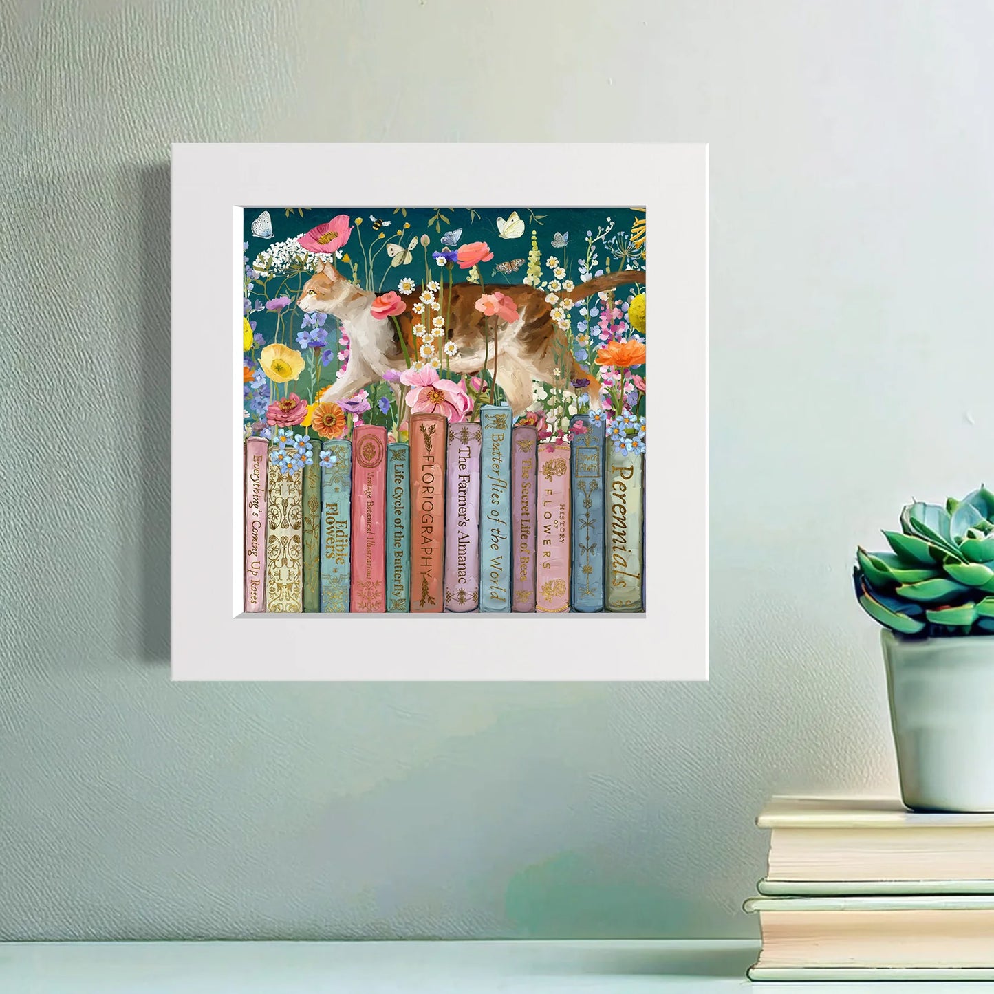 Wildflower Books Happy Square Art