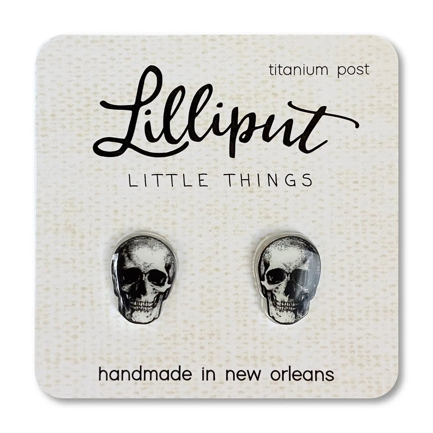 Lilliput Skull Earrings