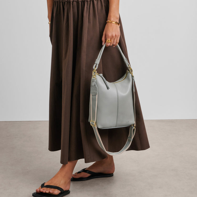 Hallie Satchel Bag Moonstone Blue
