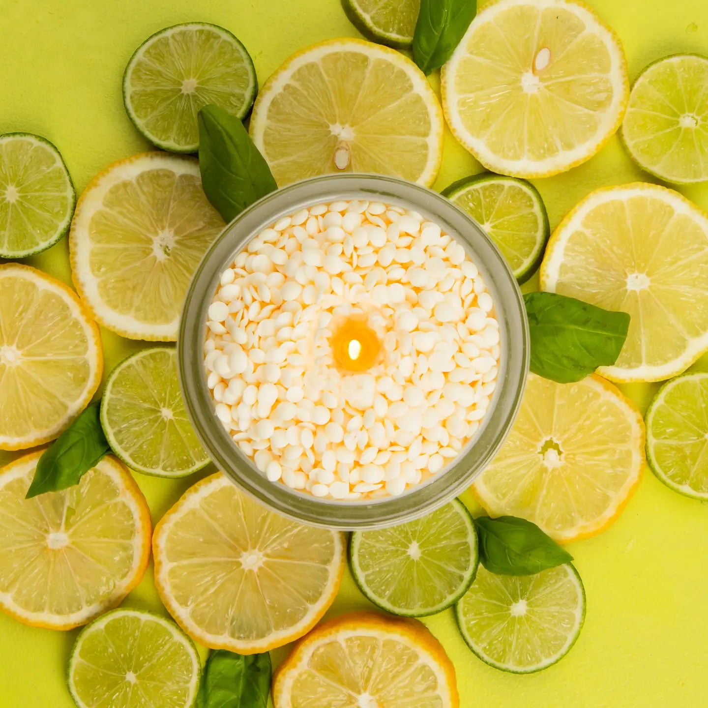 Candle Refill Kit Citrus & Fresh Basil