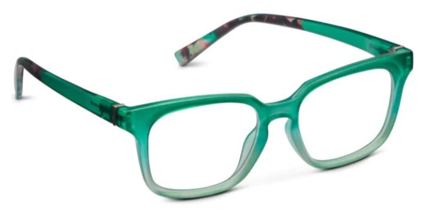 Peepers Readers Desert Sunrise Teal/Teal Botanico