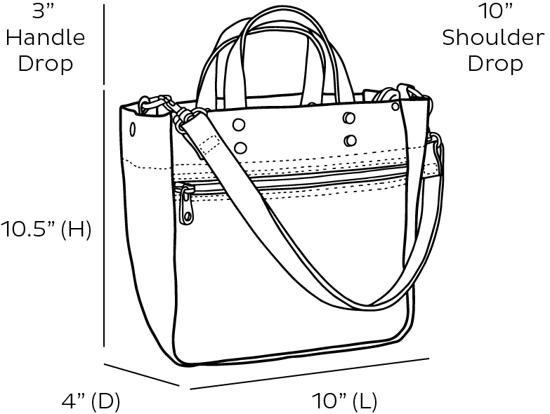 Joey Nylon Tote Navy