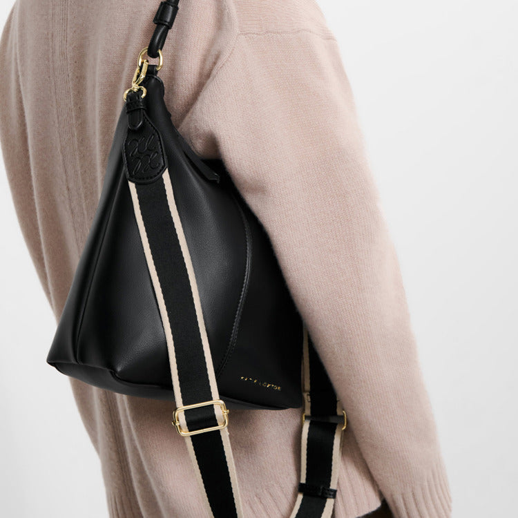 Hallie Satchel Bag Black