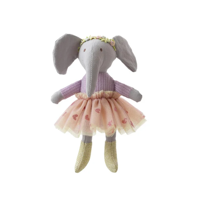 Elephant Cotton Animal in Skirt and Sweater