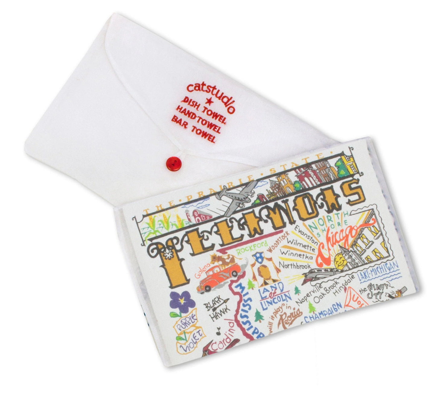 Catstudio Dish Towel Illinois
