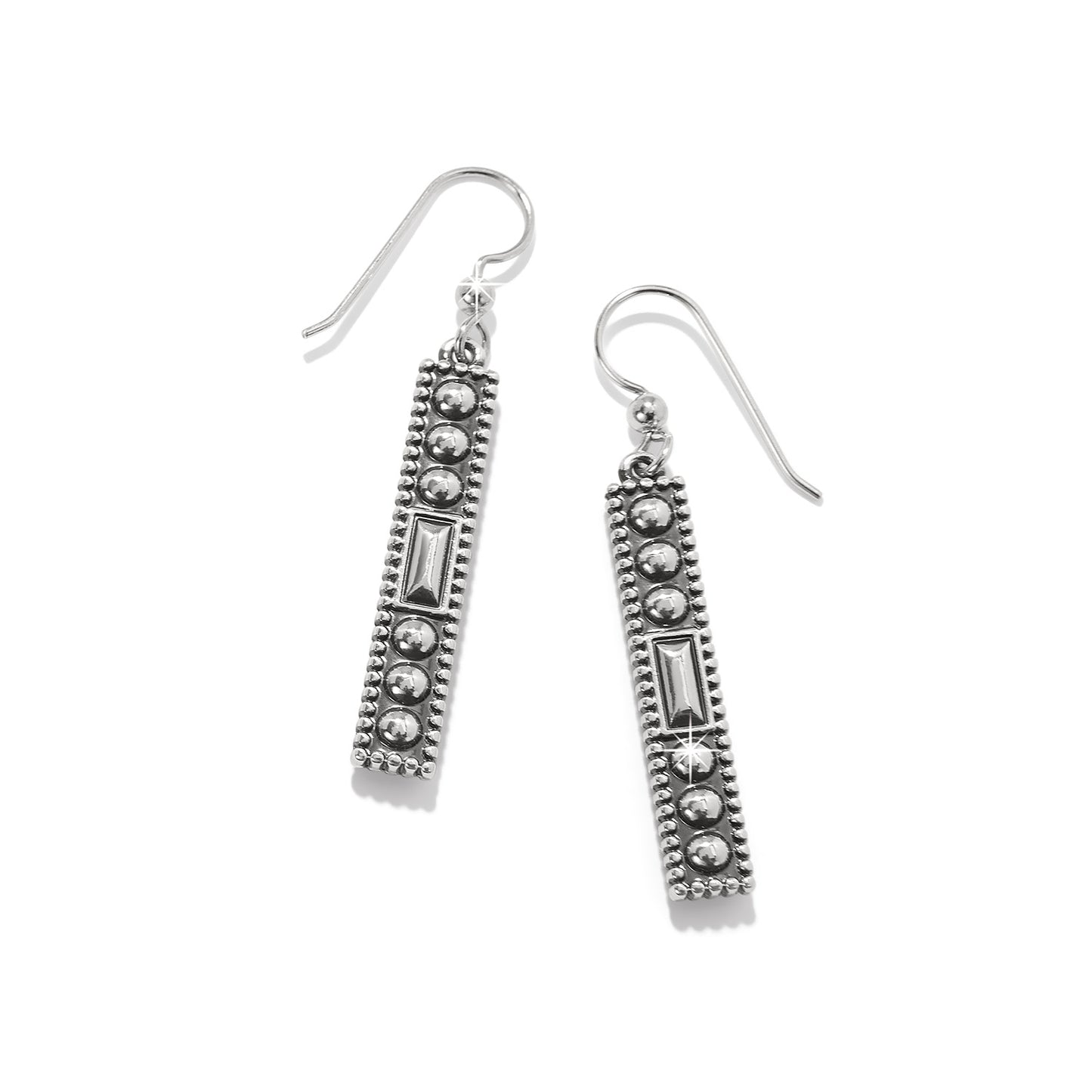 Pretty Tough Gem French Wire Earrings Light Topaz