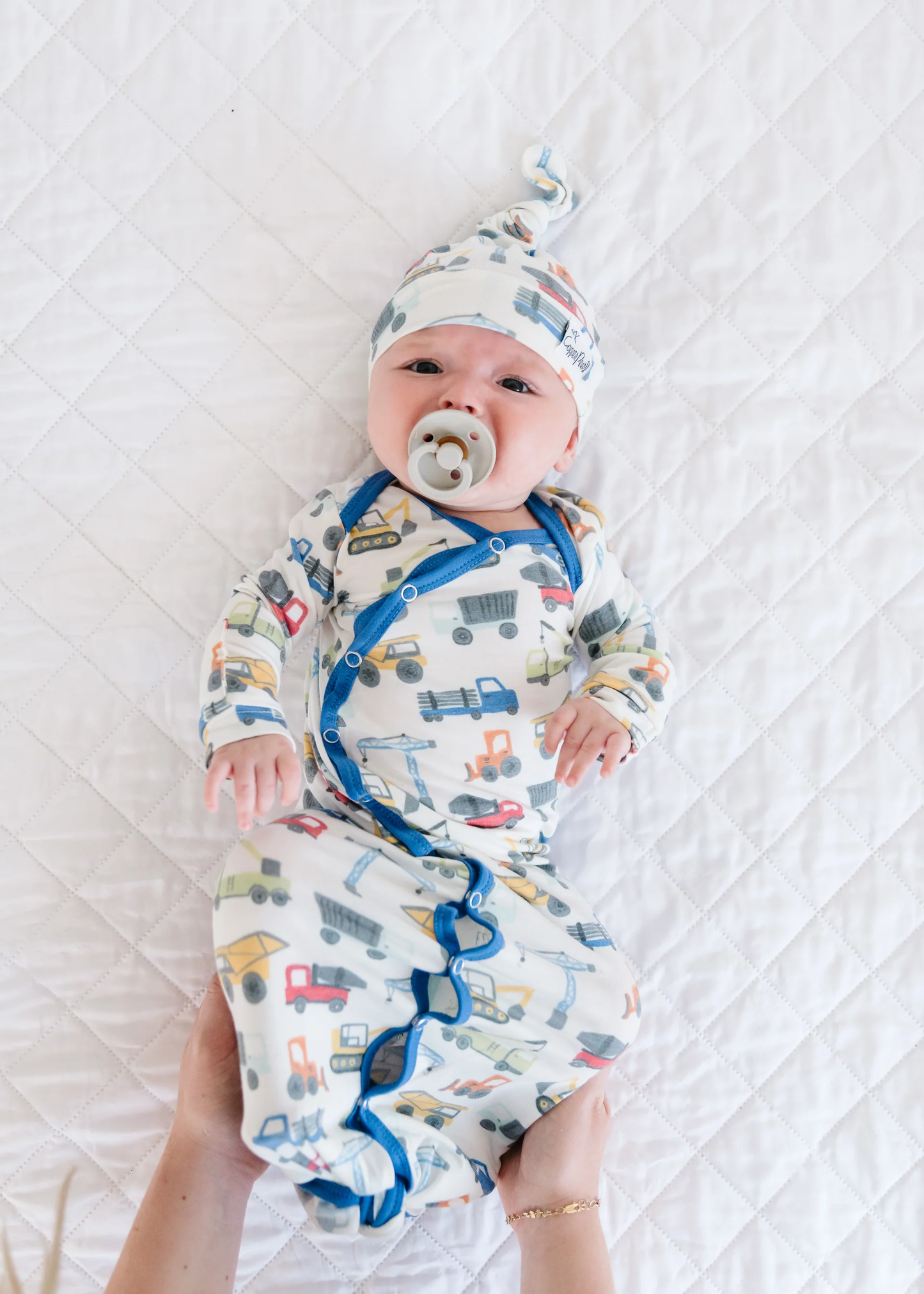Newborn Knotted Gown Diesel
