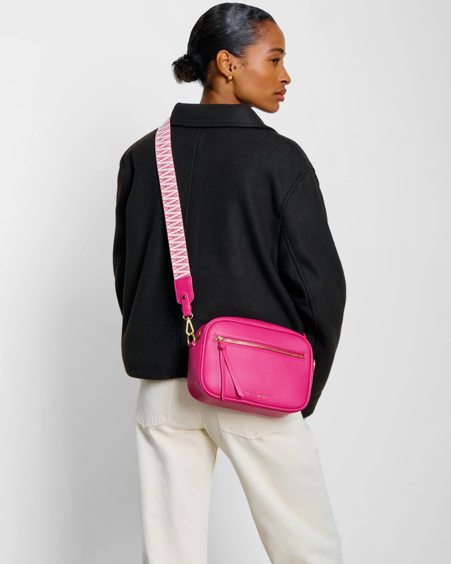 Hallie Crossbody Bag Fuchsia