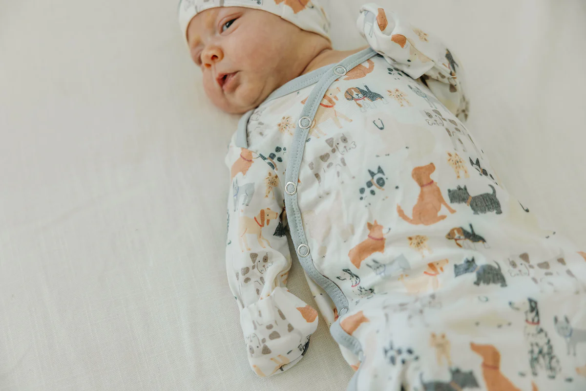 Newborn Knotted Gown Rufus