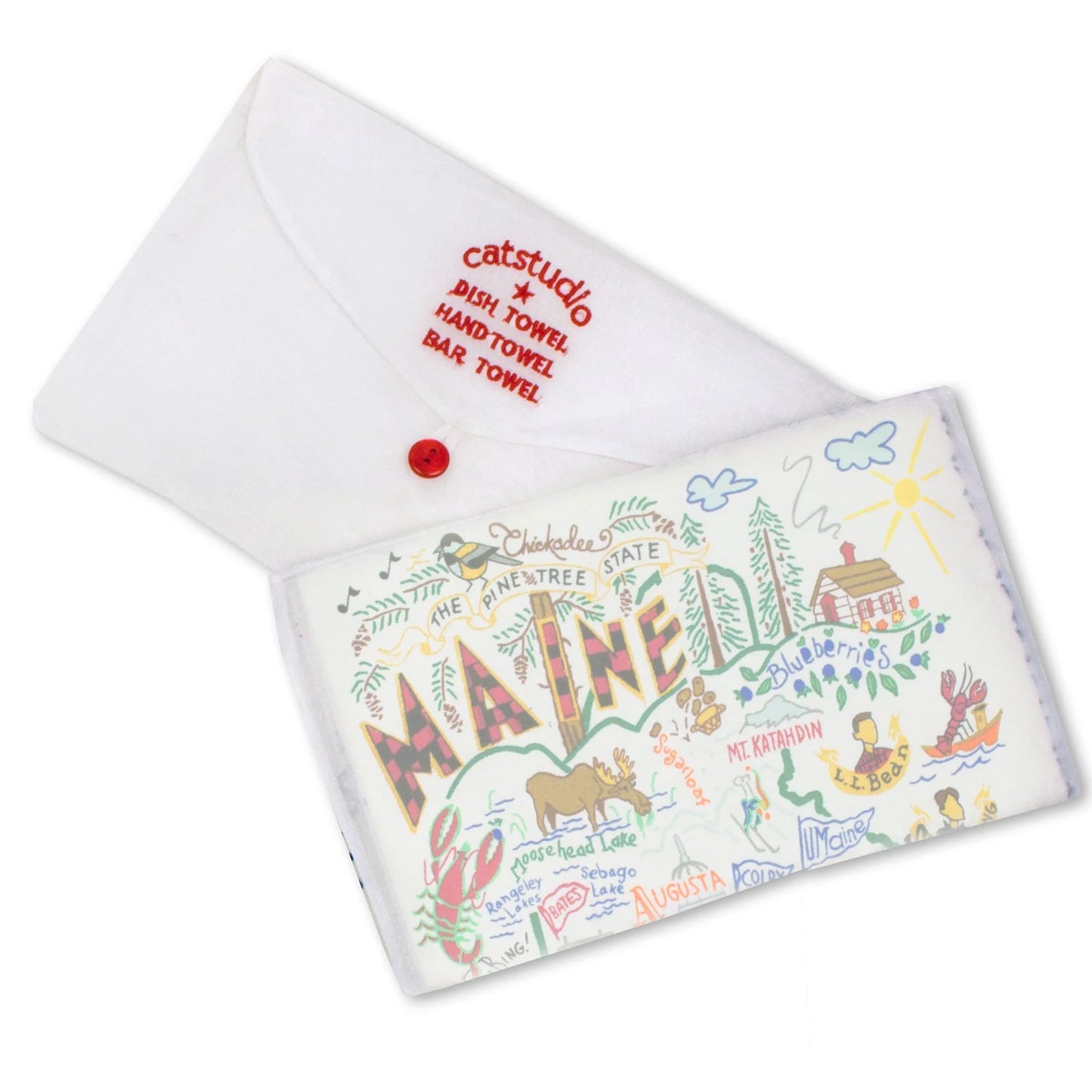 Maine Dish Towel Catstudio