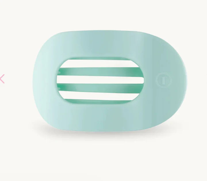 Teleties Medium Flat Round Clip Mint to Be