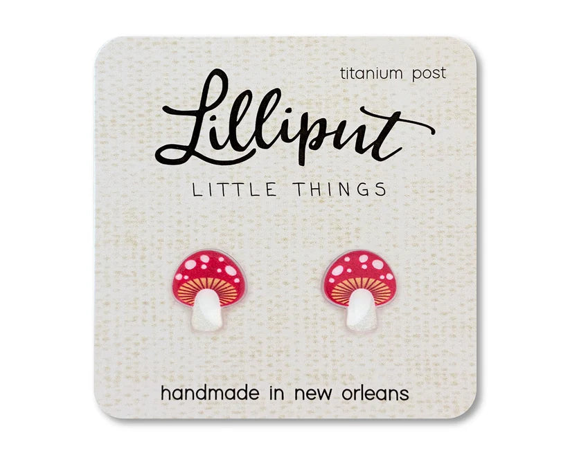 Lilliput Mushroom Earrings