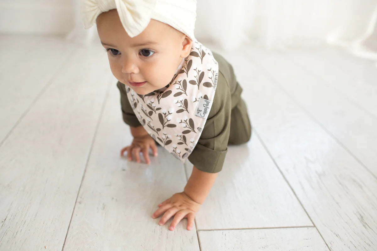 Bandana Bibs set of 4 Olive