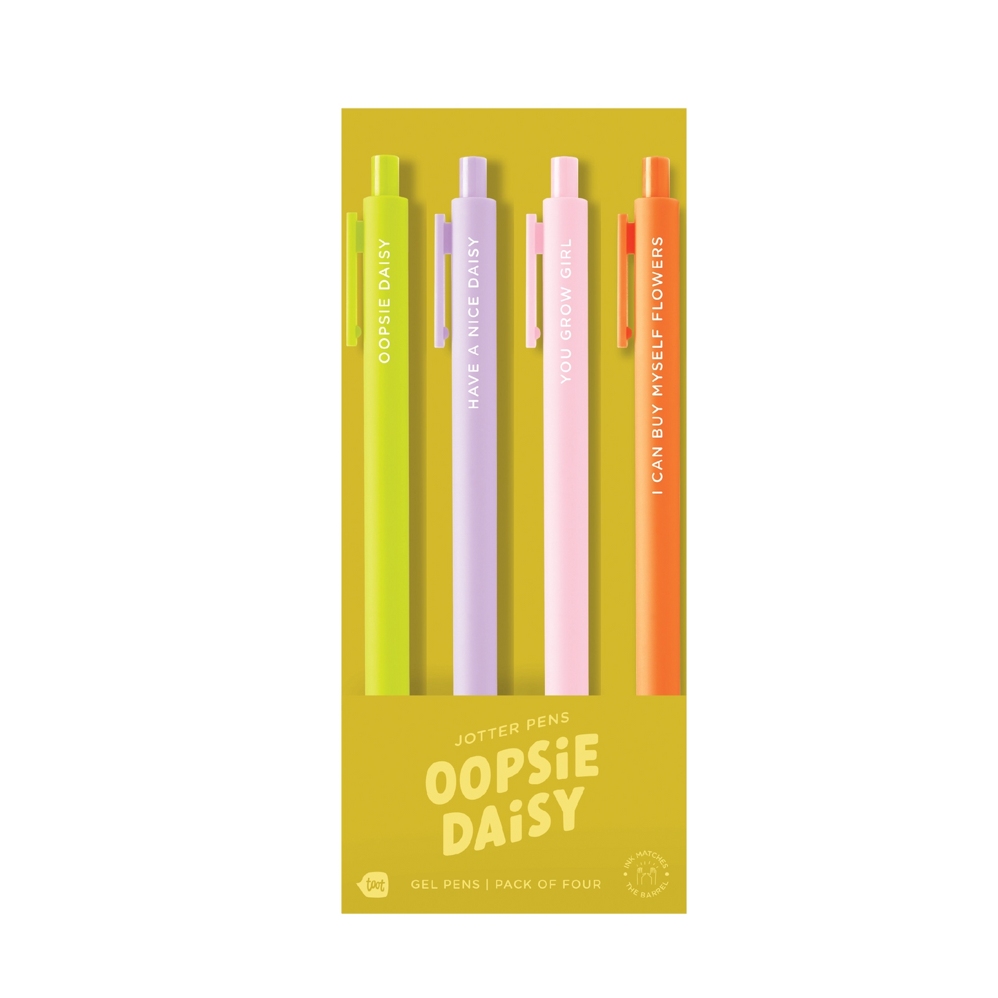 Oopsie Daisy Jotter Set 4-Pack