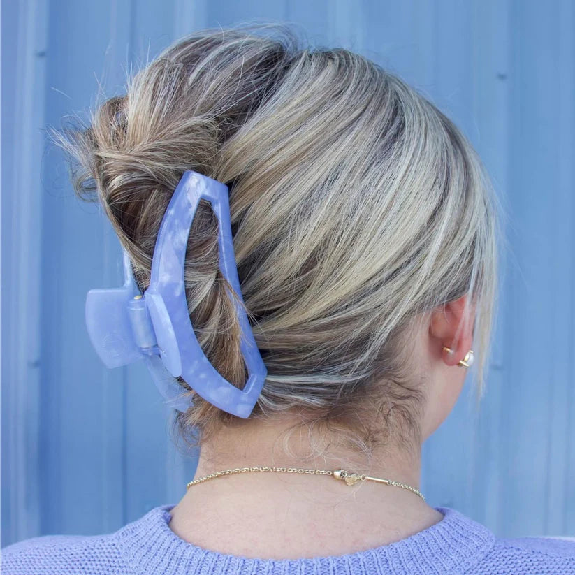 Blue Lagoon Open Large Claw Hair Clip