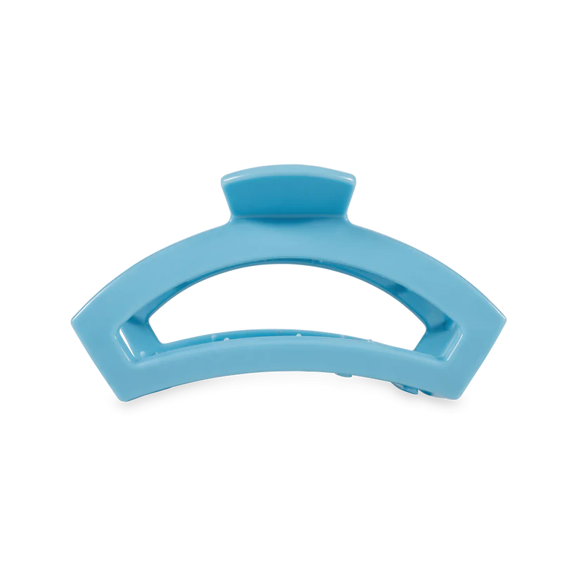 Teleties Open Medium Claw Hair Clip Summer Sky
