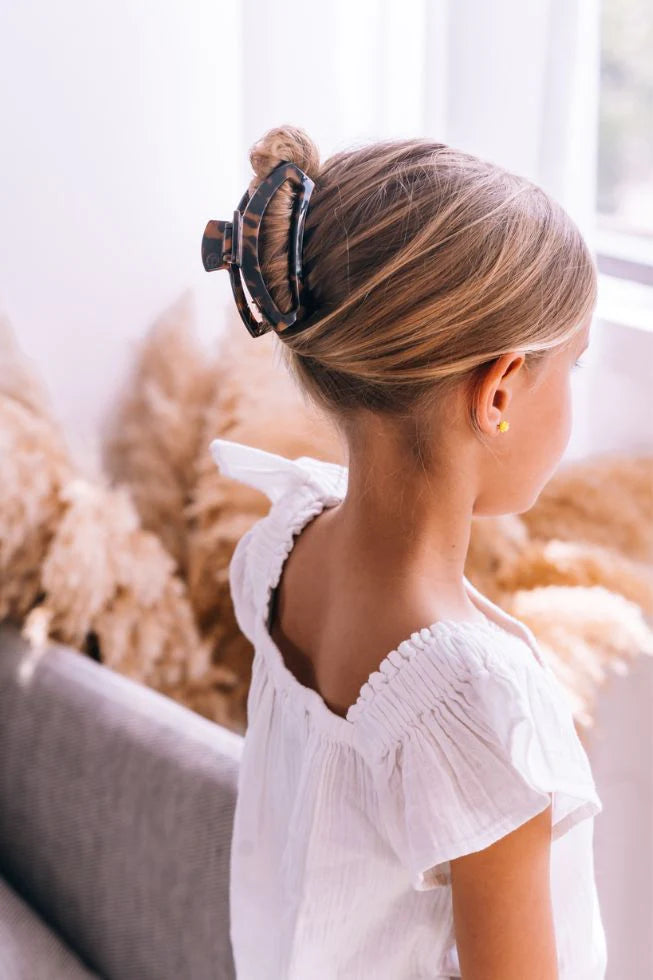 Teleties Open Medium Claw Hair Clip Tortoise
