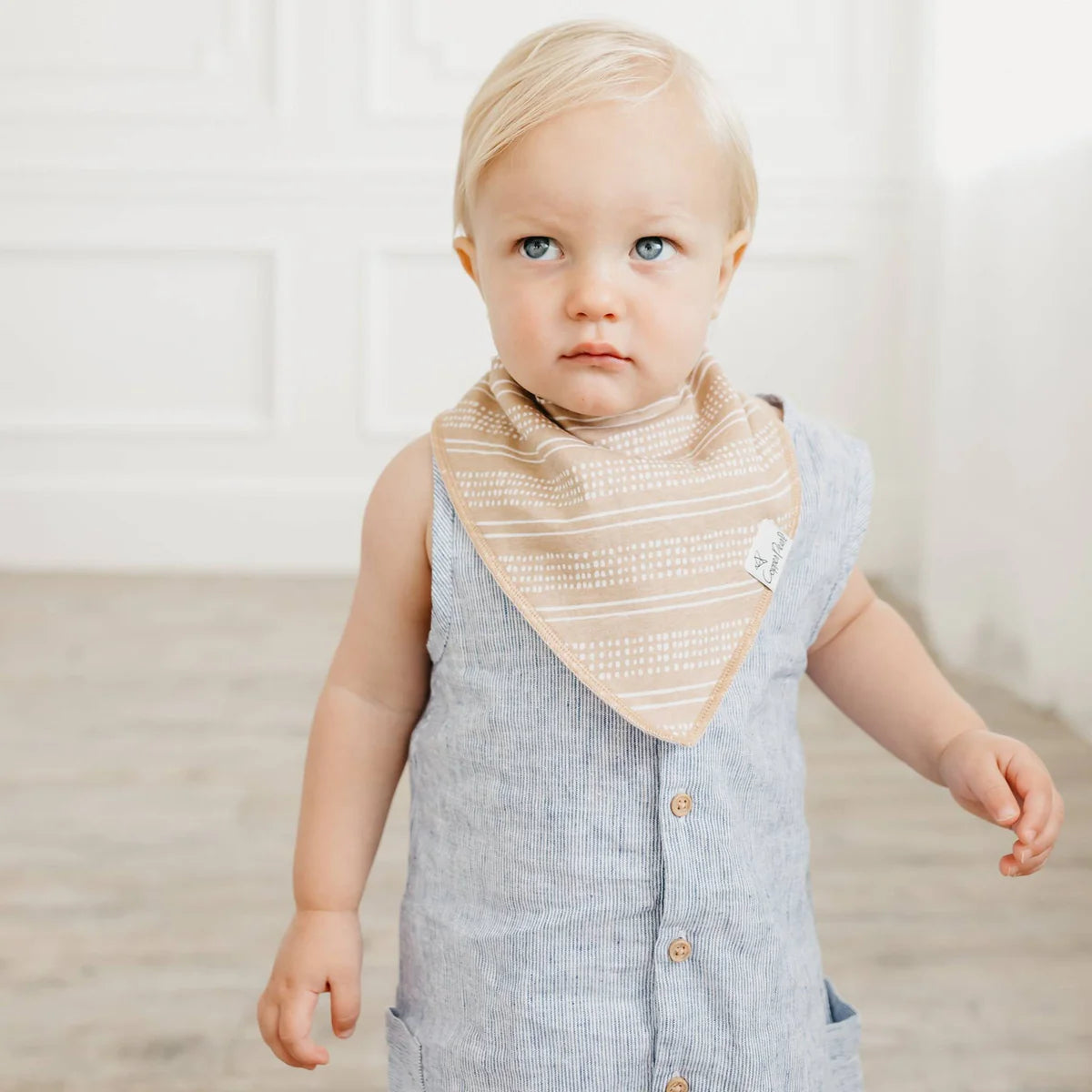 Bandana Bibs Set of 4 Peanut