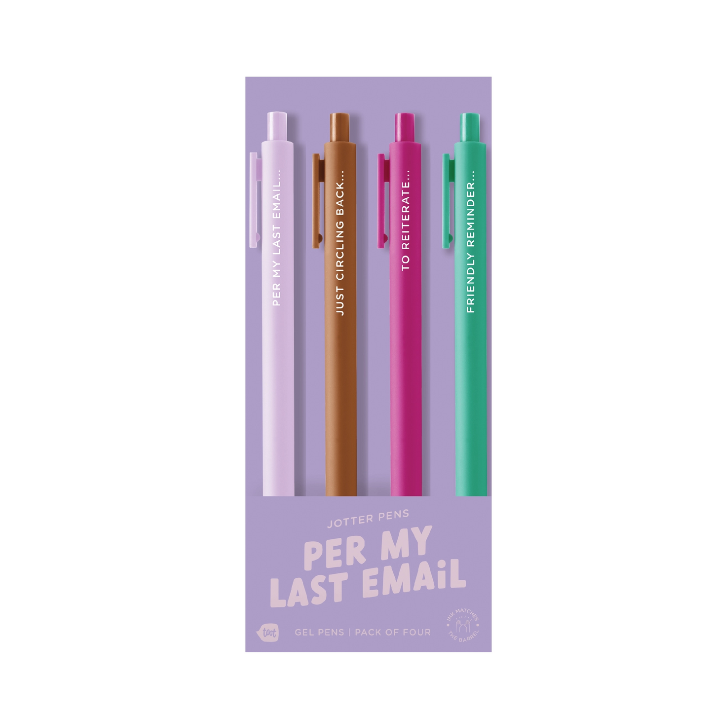 Per My Last Email Jotter Set 4-Pack
