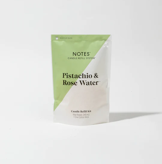 Candle Refill Kit Pistachio & Rose Water