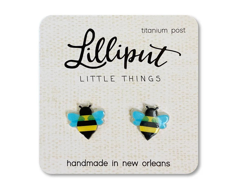 Lilliput Bumble Bee Earrings