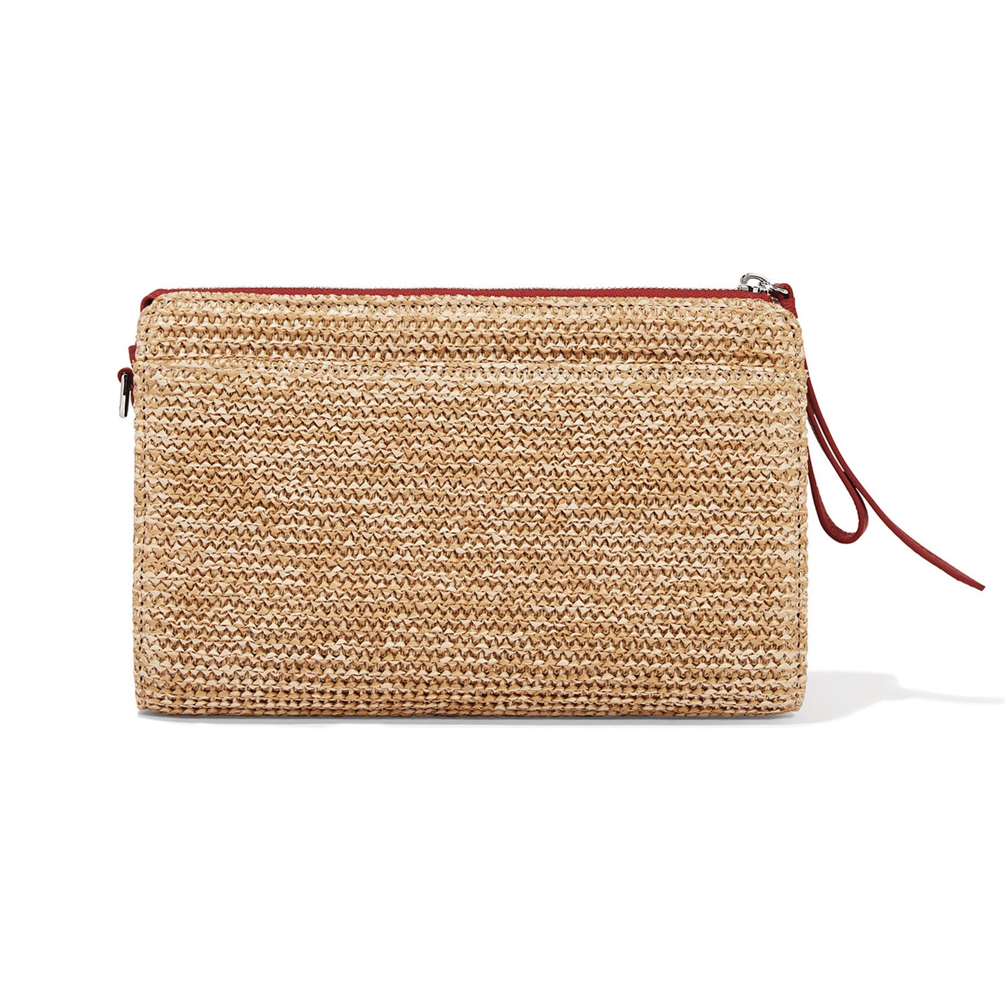 Contempo Straw Pouch Natural-Poppy