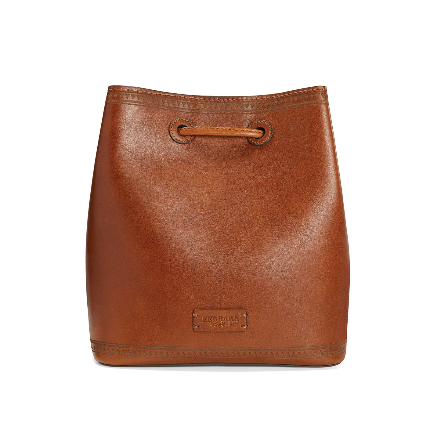 Diamante Bucket Bag Russet