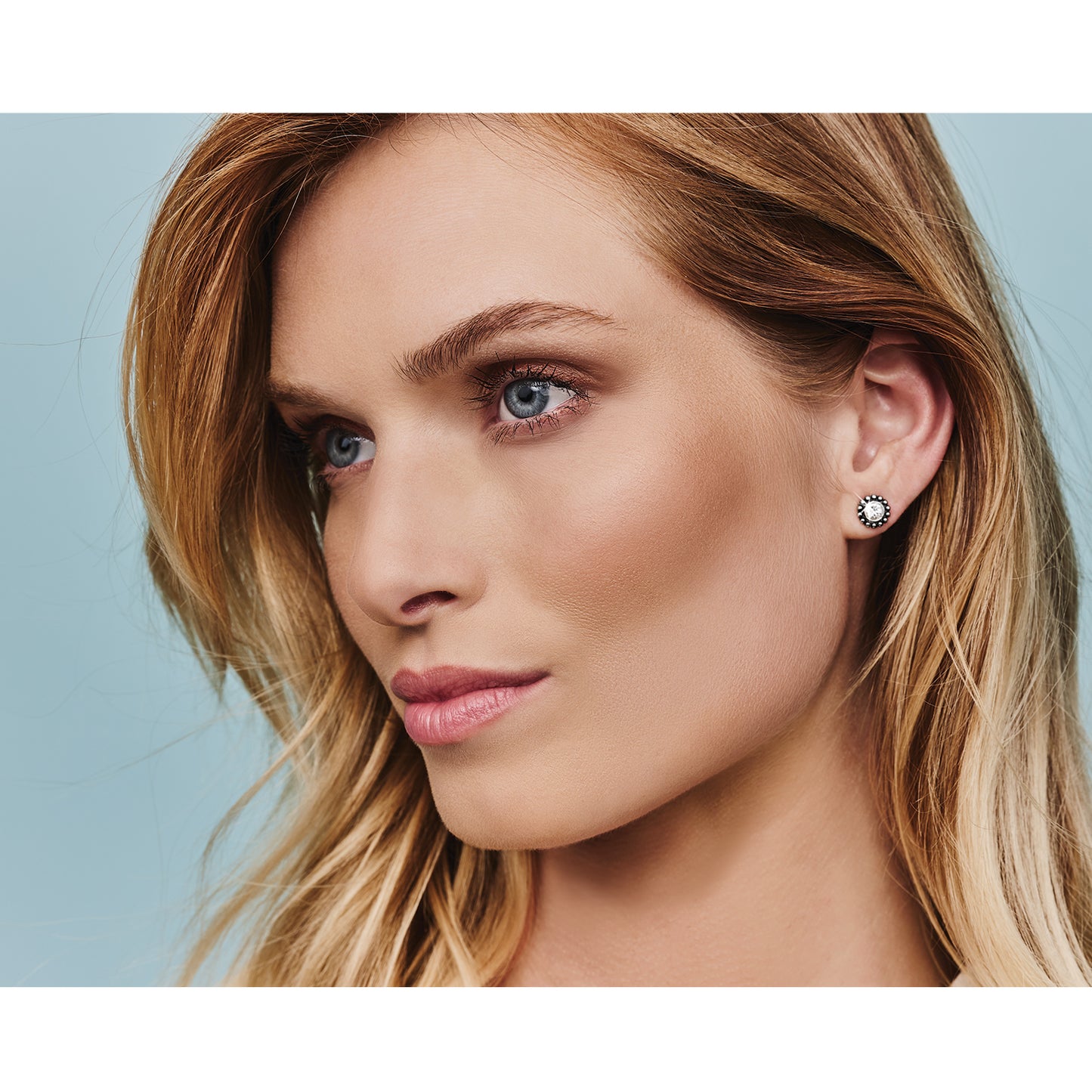 Clear Twinkle Mini Post Earrings April