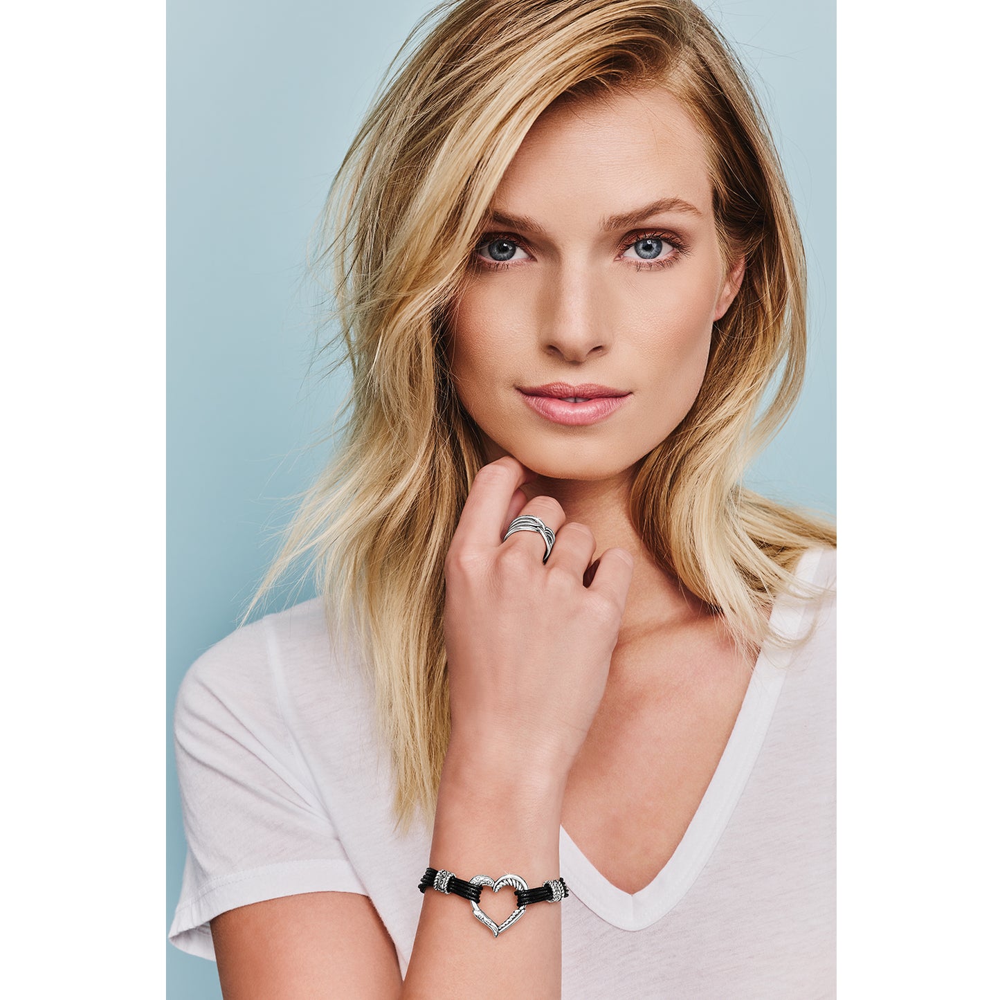 Heritage Heart Bracelet Black