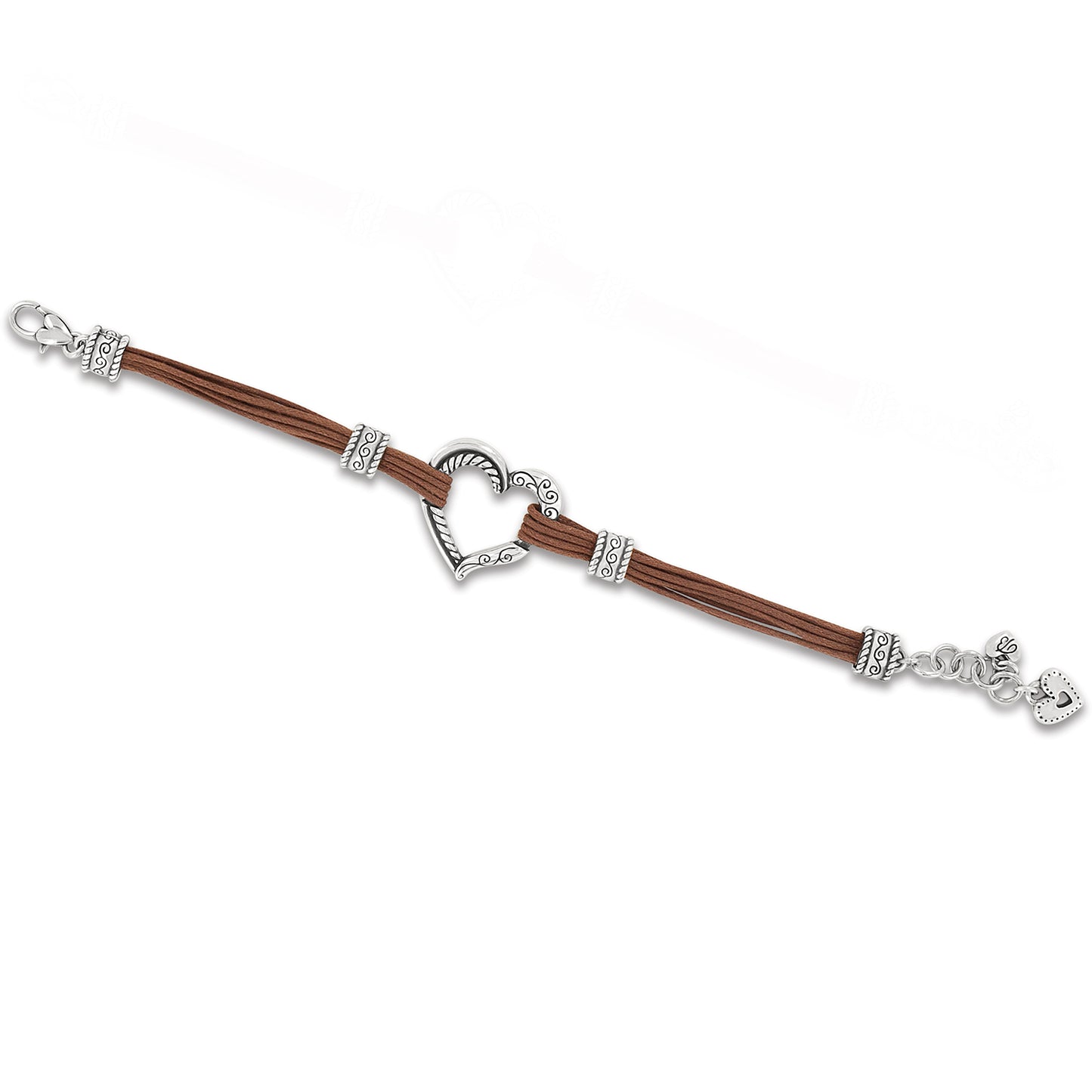 Heritage Heart Bracelet Brown