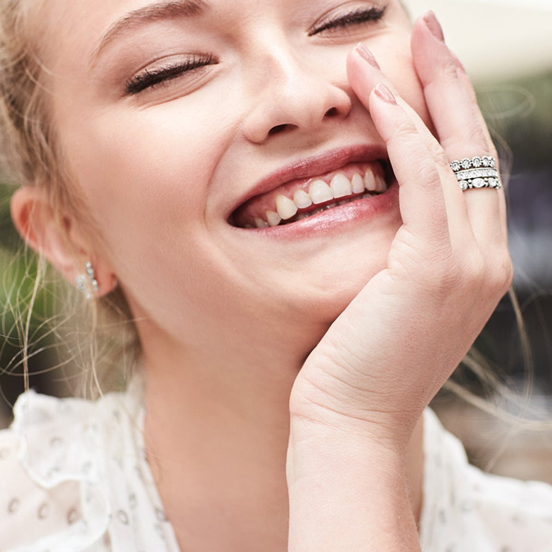 Scalloped Stack Ring