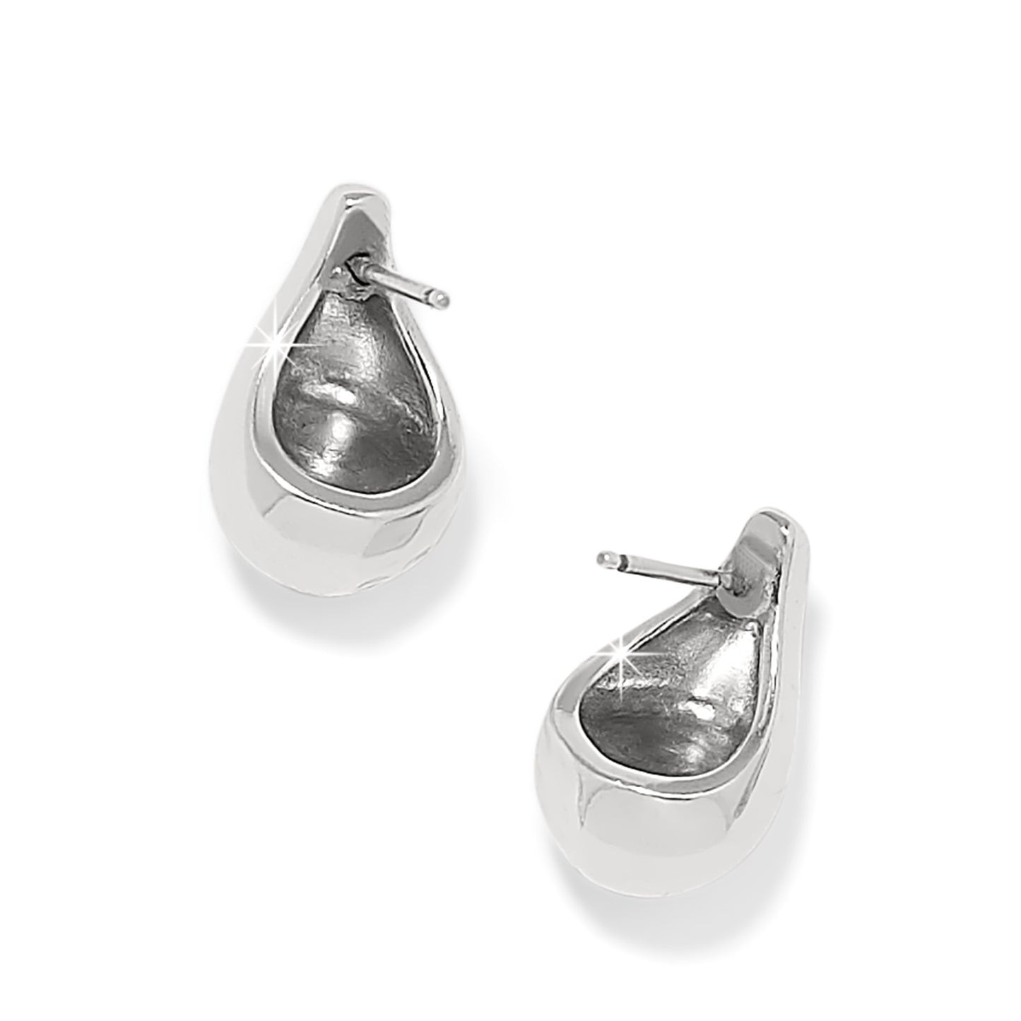 Nile Petite Post Earrings Silver