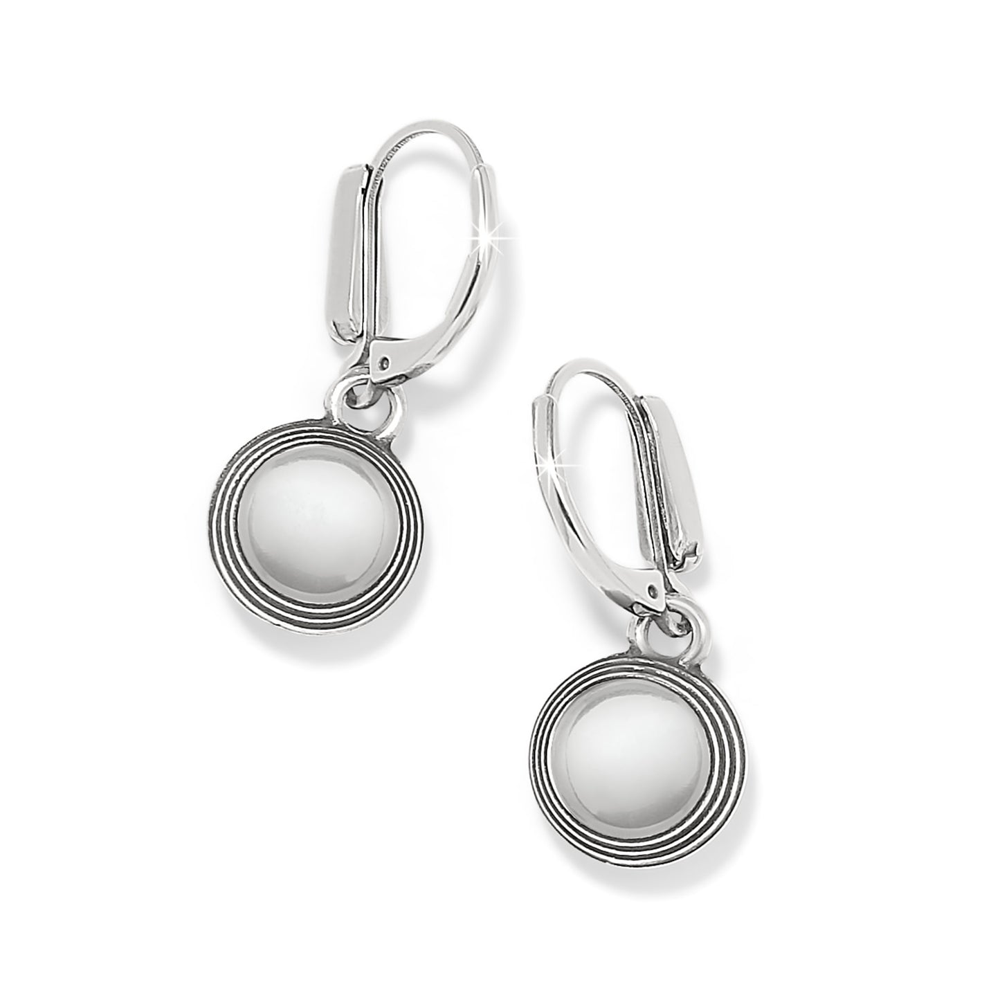 Meridian Aurora Leverback Earrings Amethyst