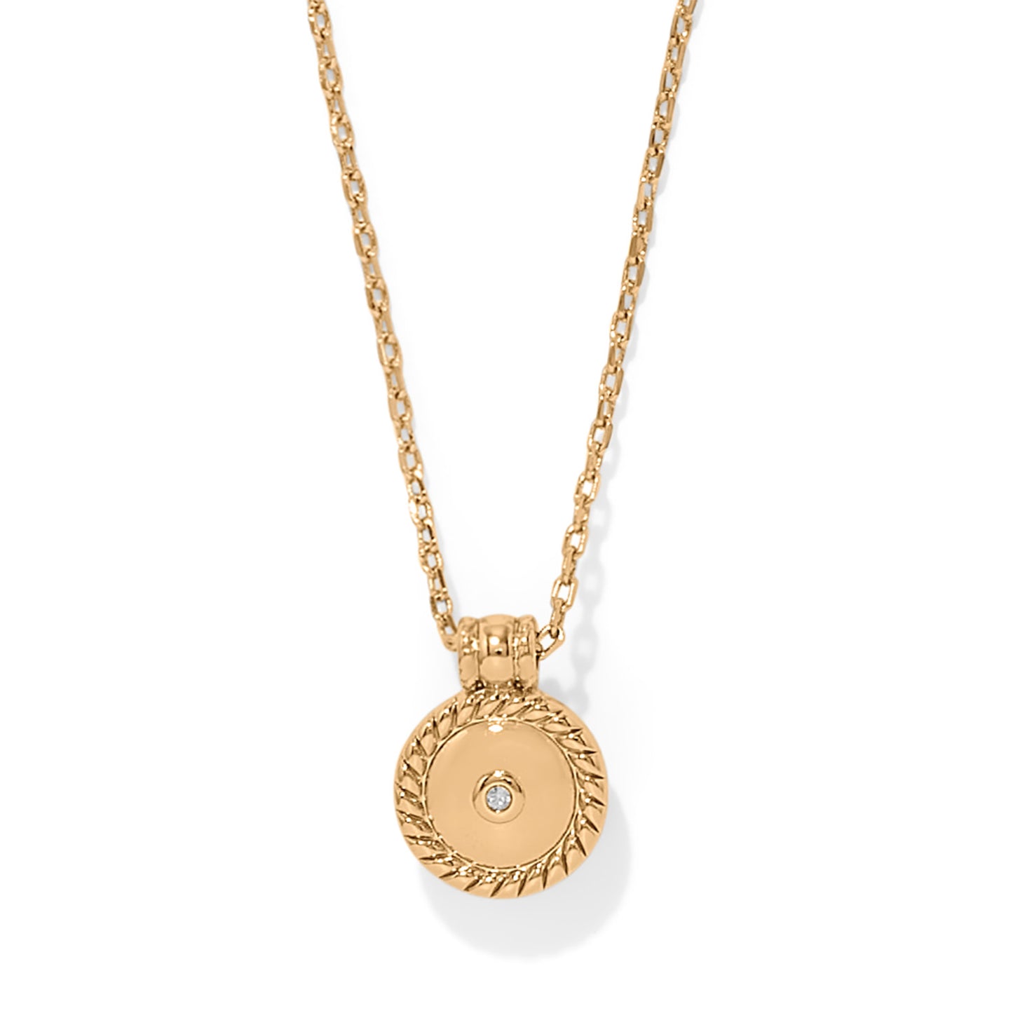 Illumina Celeste Dome Gold Necklace