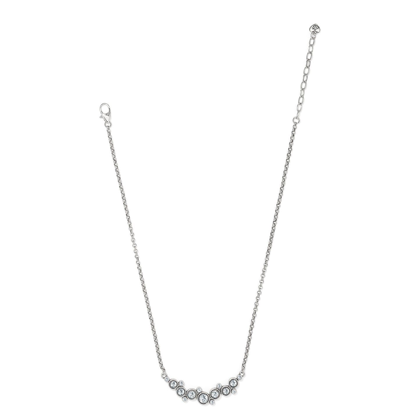 Constella Necklace Silver Crystal