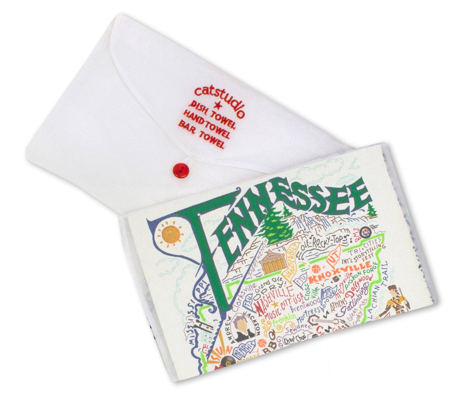 Tennessee Dish Towel Catstudio