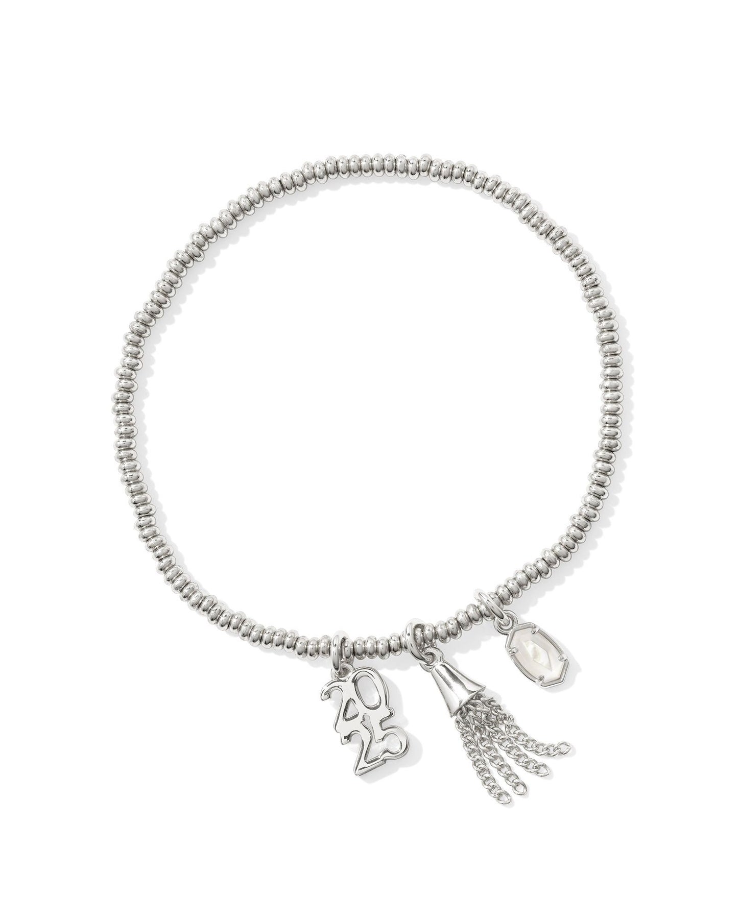 2025 Graduation Bracelet Silver