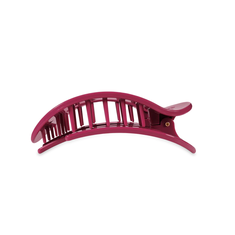Teleties Medium Flat Round Clip Wild Side
