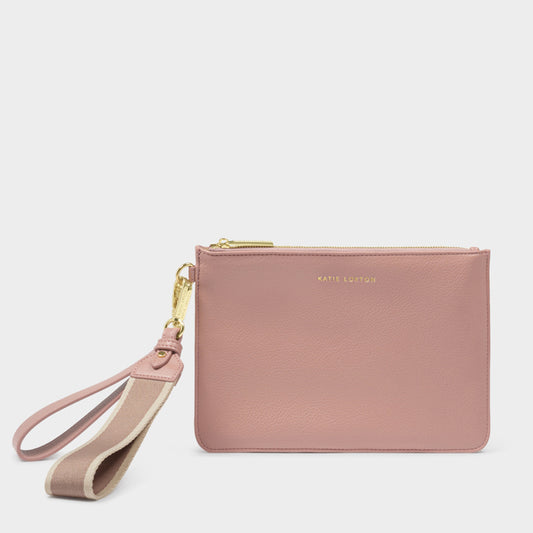 Hallie Wristlet Pouch Pink Heather