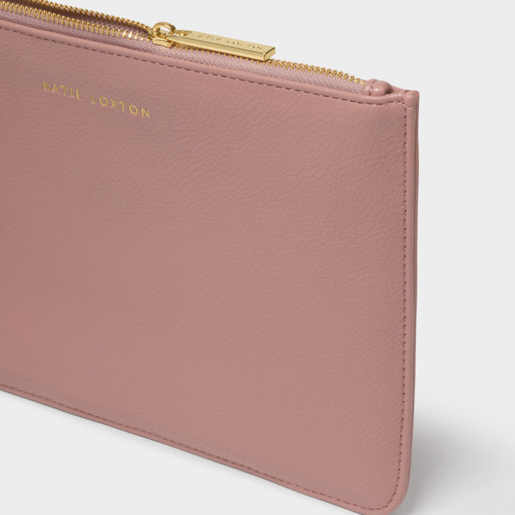 Hallie Wristlet Pouch Pink Heather