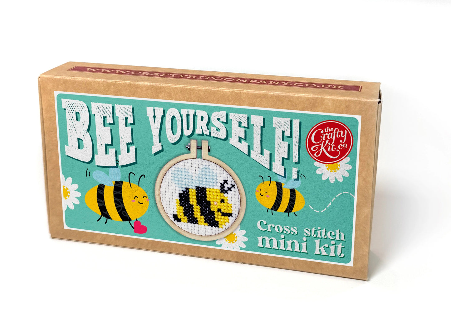 "Bee Yourself" Mini Matchbox Cross Stitch Kit