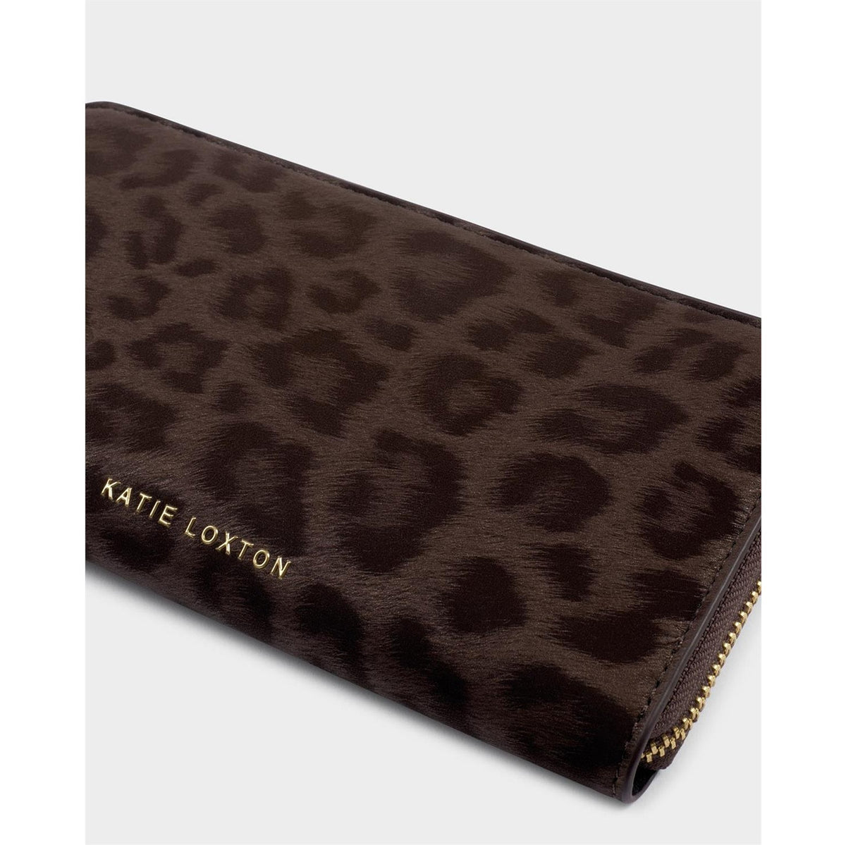 Chocolate Leopard Large Wallet/Clutch