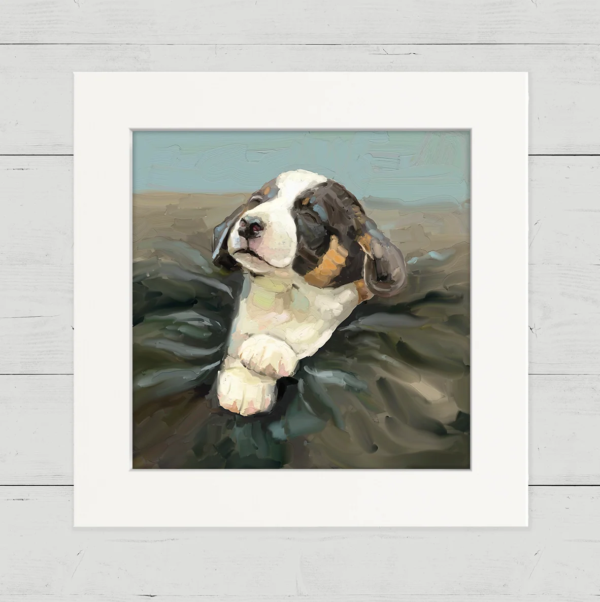 Dogs 13 Happy Square Art
