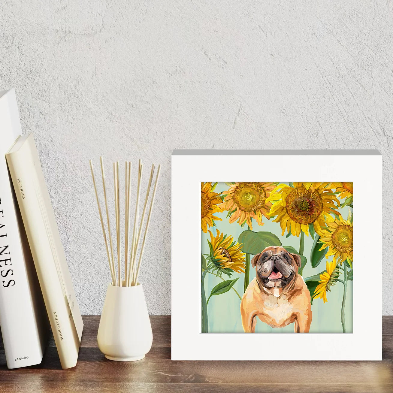 100 Days of Dogs Happy Square Art