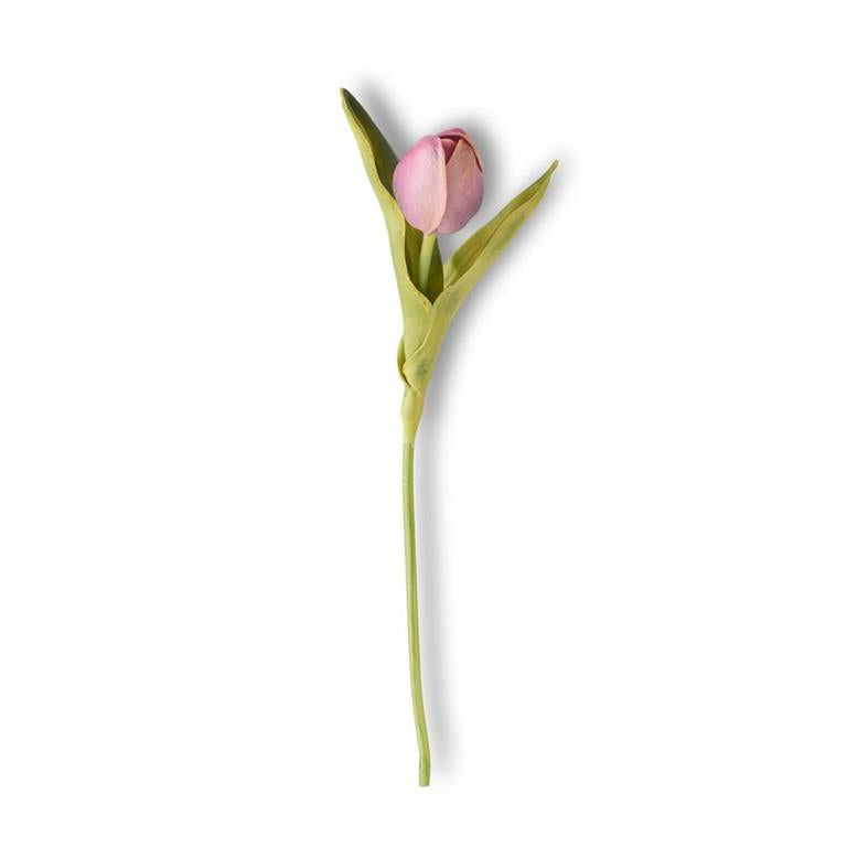 Purple Real Touch Mini Tulip 10.5" Stem